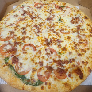 Spinach Alfredo Pizza